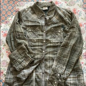 Harley-Davidson Tops - Women’s Harley Davidson snap front top size XL Harley-Davidson Tops - Women’s Harley Davidson snap front top size XL